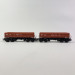 2 wagons tombereaux Fas avec benne basculante, H.F. WIEBE, EP VI - MARKLIN 48460 - HO 1/87