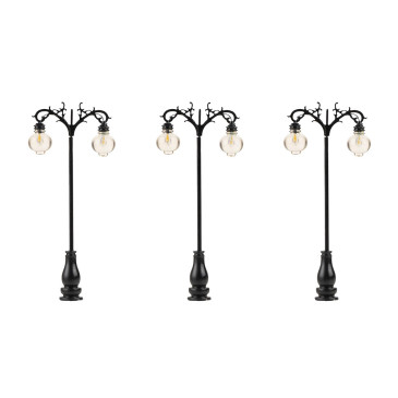 Lampadaire lampes suspendues (x3) - FALLER 180115 - HO 1/87