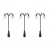 Lampadaire lampes suspendues (x3) - FALLER 180115 - HO 1/87