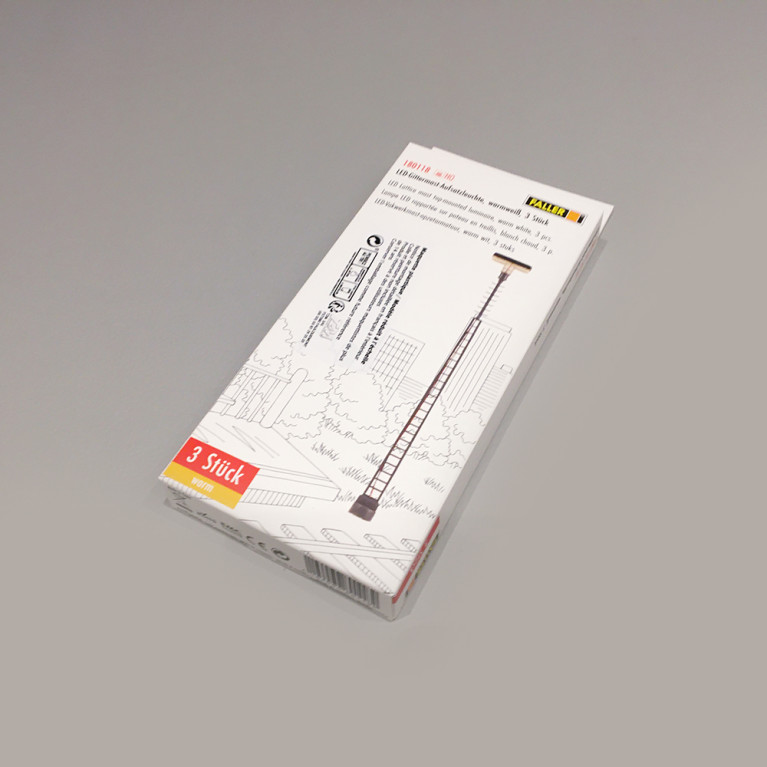 Lampadaire Treillis (x3) - FALLER 180118 - HO 1/87
