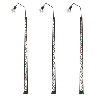 Lampadaire Treillis Cintré (x3) - FALLER 180117 - HO 1/87