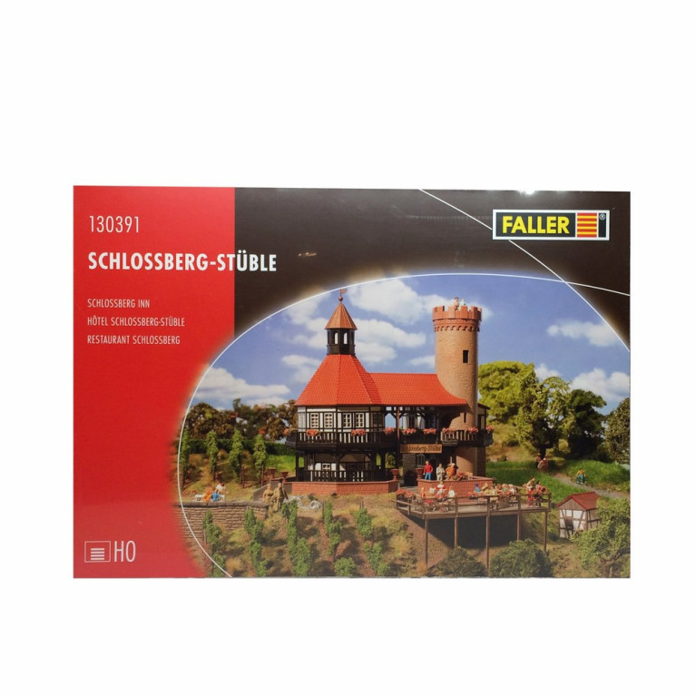 Hotel restaurant avec térasse-HO-1/87-FALLER 130391