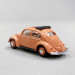 Volkswagen Coccinelle Ovale Découvrable 1955 Corail - BUSCH 52953 - HO 1/87