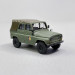 Véhicule Militaire UAZ 469 Bâché - BUSCH 52112 - HO 1/87