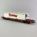 Wagon porte conteneur Sgss "Transfer", F-Touax / Sncf, Ep IV - JOUEF HJ6244 - HO 1/87