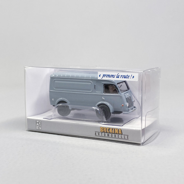 Renault Goélette Grise avec conducteur - BREKINA / SAI 1643 - HO 1/87