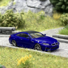 BMW M6 coupé 2015 Bleu métal / Carbone - MINICHAMPS 870 027302 - HO 1/87