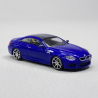 BMW M6 coupé 2015 Bleu métal / Carbone - MINICHAMPS 870 027302 - HO 1/87