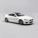 BMW M6 coupé 2015 Blanche / Carbone - MINICHAMPS 870 027300 - HO 1/87