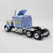 Camion Peterbilt 359 Bleu Ciel Métal / Jaune - BREKINA 85711 - HO 1/87