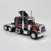 Camion Peterbilt 359 Noir / Rouge - BREKINA 85713 - HO 1/87