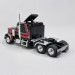 Camion Peterbilt 359 Noir / Rouge - BREKINA 85713 - HO 1/87