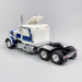 Camion Peterbilt 359 Blanc / Bleu - BREKINA 85714 - HO 1/87