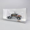 Camion Peterbilt 359 Gris Métal / Orange - BREKINA 85712 - HO 1/87