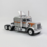 Camion Peterbilt 359 Gris Métal / Orange - BREKINA 85712 - HO 1/87