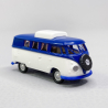 Combi VW T1b Split Camper / Westfalia, Bleu - BREKINA 31618 - HO 1/87