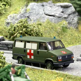Fiat DUCATO, Ambulance Militaire - BREKINA 34912 - HO 1/87