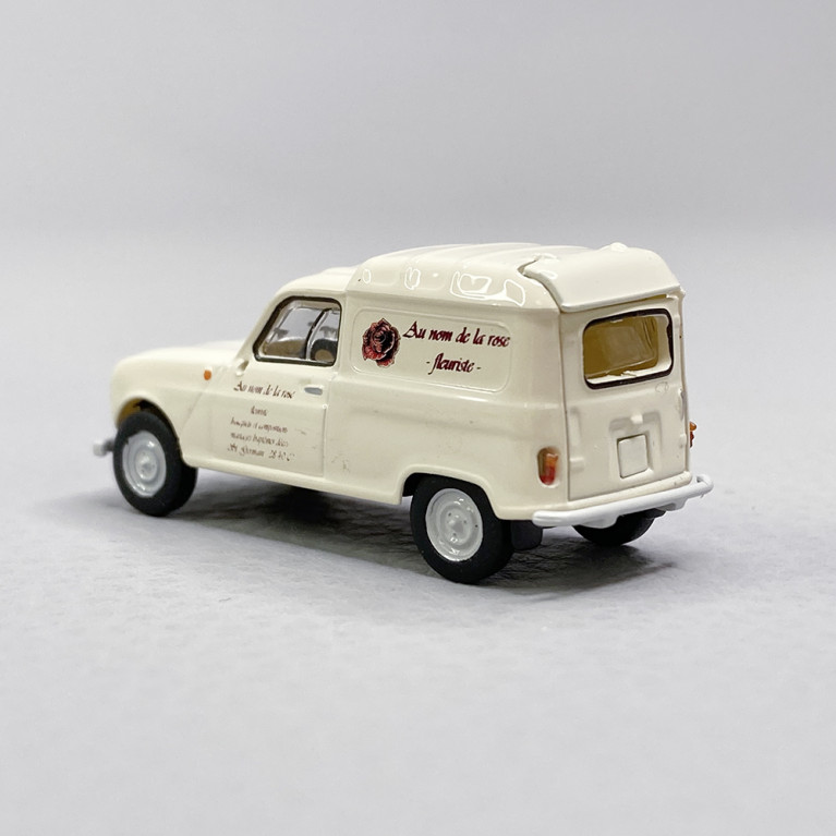 Renault 4L fourgonnette Fleuriste "Au Nom de la Rose" - BREKINA 14759 - HO 1/87