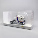 Camion Kenworth K100 Aerodyne 100, Blanc Bleu Rouge - BREKINA 85731 - HO 1/87