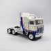 Camion Kenworth K100 Aerodyne 100, Blanc Bleu Rouge - BREKINA 85731 - HO 1/87