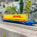 Wagon porte conteneur MMC3 "DHL", Renfe, Ep V - ELECTROTREN HE6069 - HO 1/87