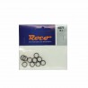 10 bandages de roue AC diamètre10.3 à 12.4mm-HO-1/87-ROCO 40074