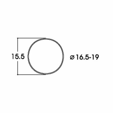 10 bandages de roue AC  diamètre16.6 à 19mm-HO-1/87-ROCO 40072