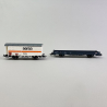 2 wagons d'entretien des voies, SERSA, Ep VI - ROCO 77043 - HO 1/87