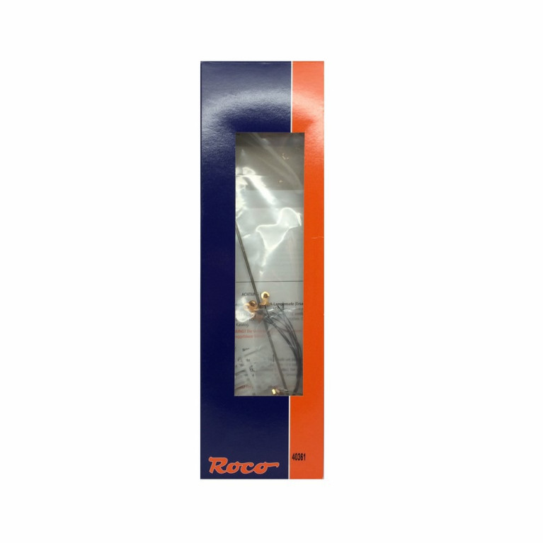 Réglette d'éclairage 2 ampoules pour voiture 2 ou 3 essieux-HO-1/87-ROCO 40361