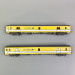 2 voitures La Poste, PA UIC, livrée jaune / blanc, Sncf, Ep IV - LSMODELS 40445 - HO 1/87