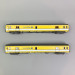 2 voitures La Poste, PA UIC, livrée jaune / blanc, Sncf, Ep IV - LSMODELS 40445 - HO 1/87