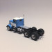 Camion Peterbilt 281, Bleu Clair / Blanc - BREKINA 85754 - HO 1/87