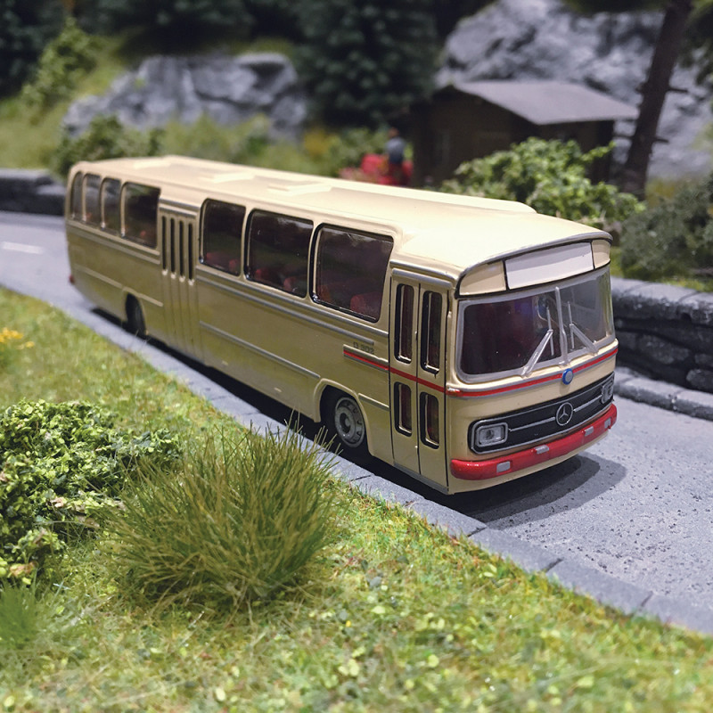 Bus, Mercedes MB 0 302-13, Beige - BREKINA 52102 - HO 1/87