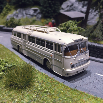 Bus, Ikarus 55, Blanc - BREKINA 59461 - HO 1/87