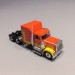 Camion Américain, GMC General, Orange / Jaune - BREKINA 85778 - HO 1/87