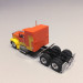 Camion Américain, GMC General, Orange / Jaune - BREKINA 85778 - HO 1/87