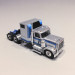 Camion Américain, GMC General, Gris / Bleu - BREKINA 85775 - HO 1/87