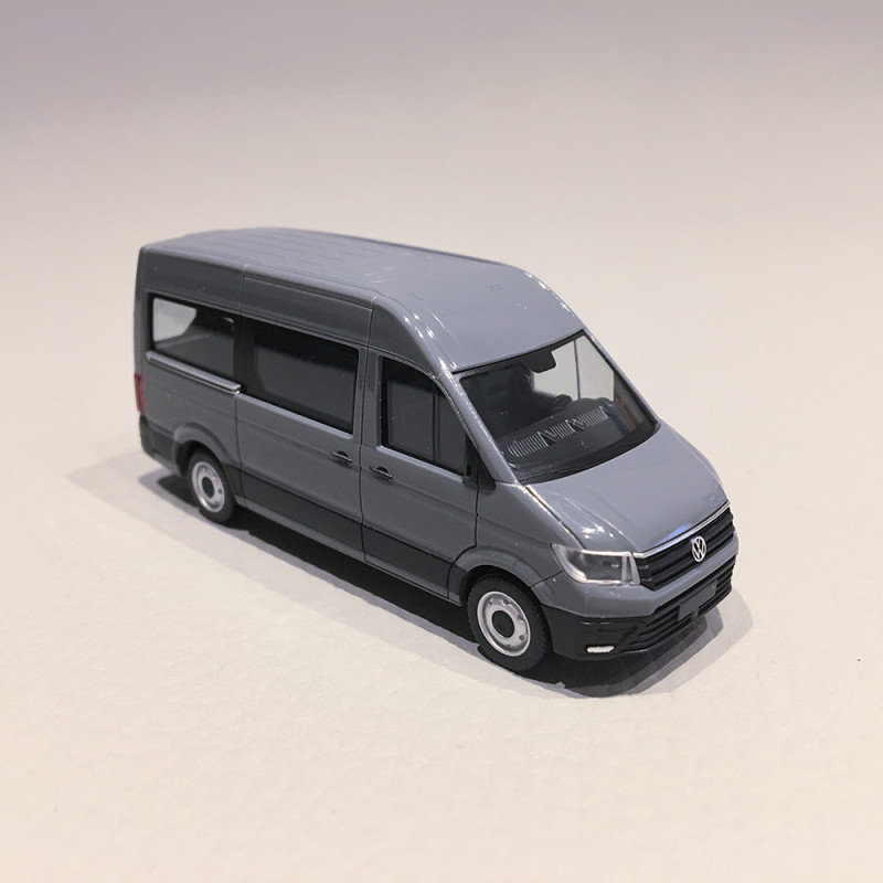 Volkswagen Crafter "Bus", Gris Nardo - HERPA 94252002 - HO 1/87
