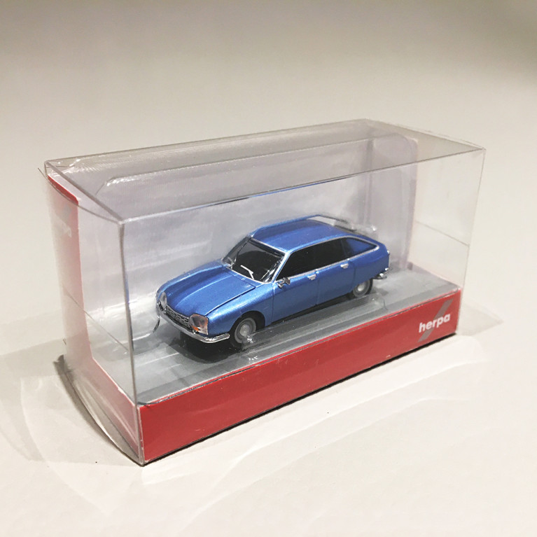 Citroën GS, Bleu Métallisé - HERPA 430722003 - HO 1/87