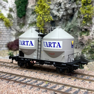 Wagon silos Usc 909, "Varta", DB, Ep IV - BRAWA 50577 - HO 1/87