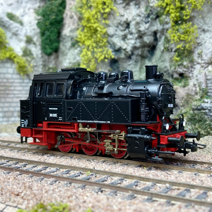 Locomotive vapeur BR 80 005, DB, Ep III - ROCO 52208 - HO 1/87