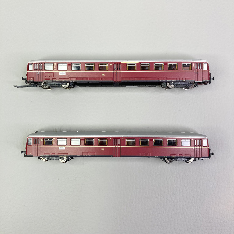 Autorails ETA 150 avec remorque, DB, Ep III - FLEISCHMANN 740103 - N 1/160