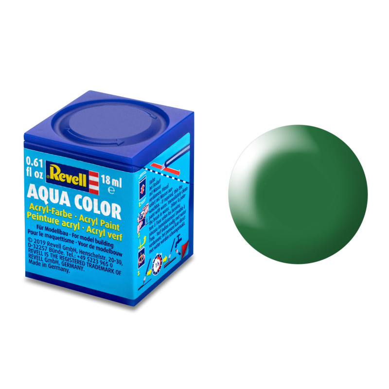 Vert Anglais Satiné, 18ml Aqua Color - REVELL 36364