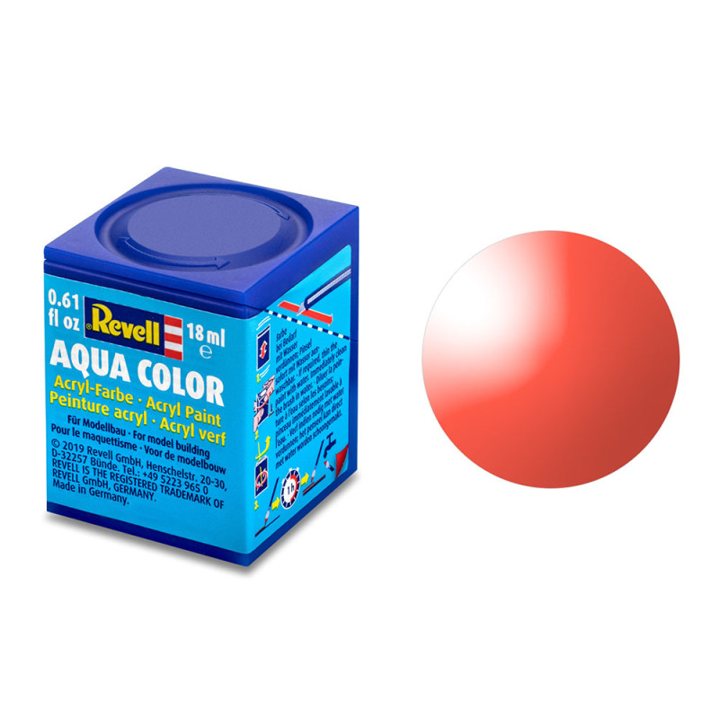 Rouge Clair Transparent, 18ml Aqua Color - REVELL 36731 Rouge Clair Transparent, 18ml Aqua Color - REVELL 36731
