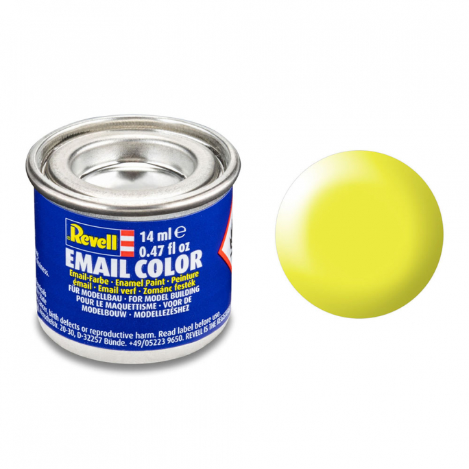 Jaune Fluo Satiné, 14ml Email Color - REVELL 32312