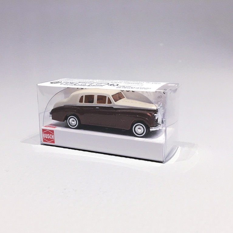 Rolls Royce Bi Ton Marron / Blanc - BUSCH 44424 - HO 1/87