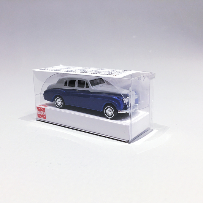 Rolls Royce Bi Ton Bleu / Gris - BUSCH 44422 - HO 1/87