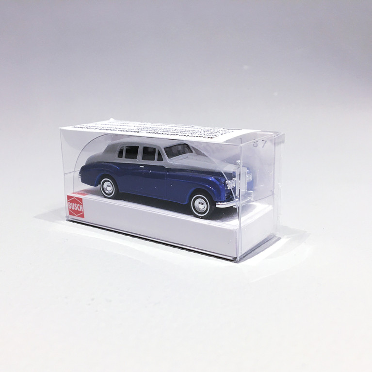 Rolls Royce Bi Ton Bleu / Gris - BUSCH 44422 - HO 1/87