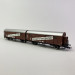 Couplage de 2 wagons couverts Gllh 12 "Dresden", DB, Ep III - ROCO 76558 - HO 1/87