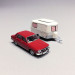 Renault 12 TS + Caravane Eriba - SAI 2229 - HO 1/87